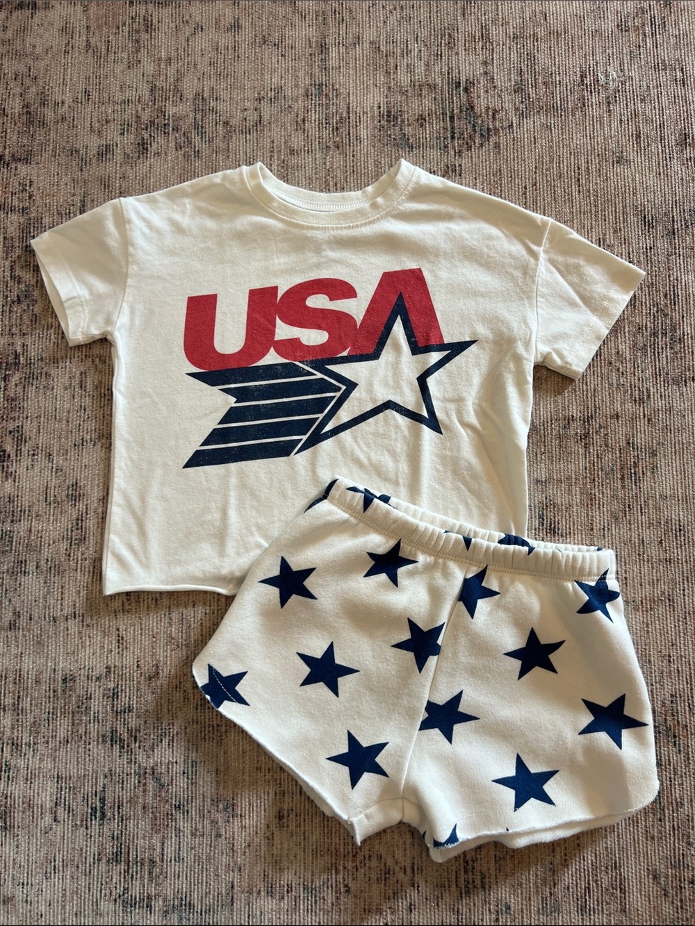 GRAYSON MINI | USA short set 3T
